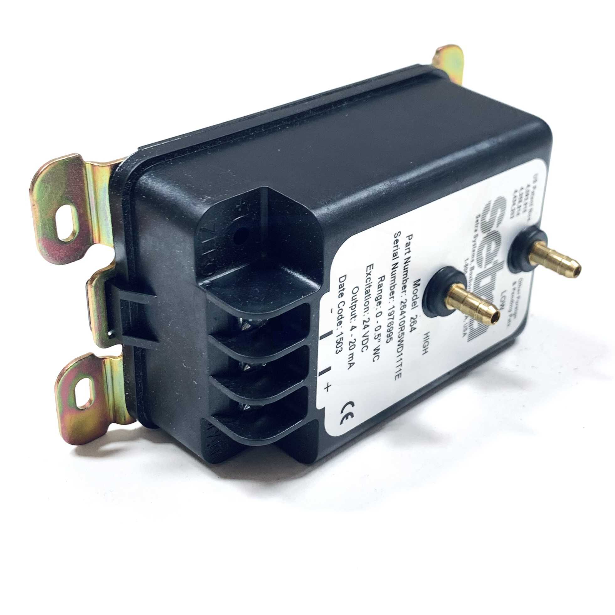 26410R5WD11T1E Setra Pressure Transducer, Range: 0-0.5" WC, 24VDC