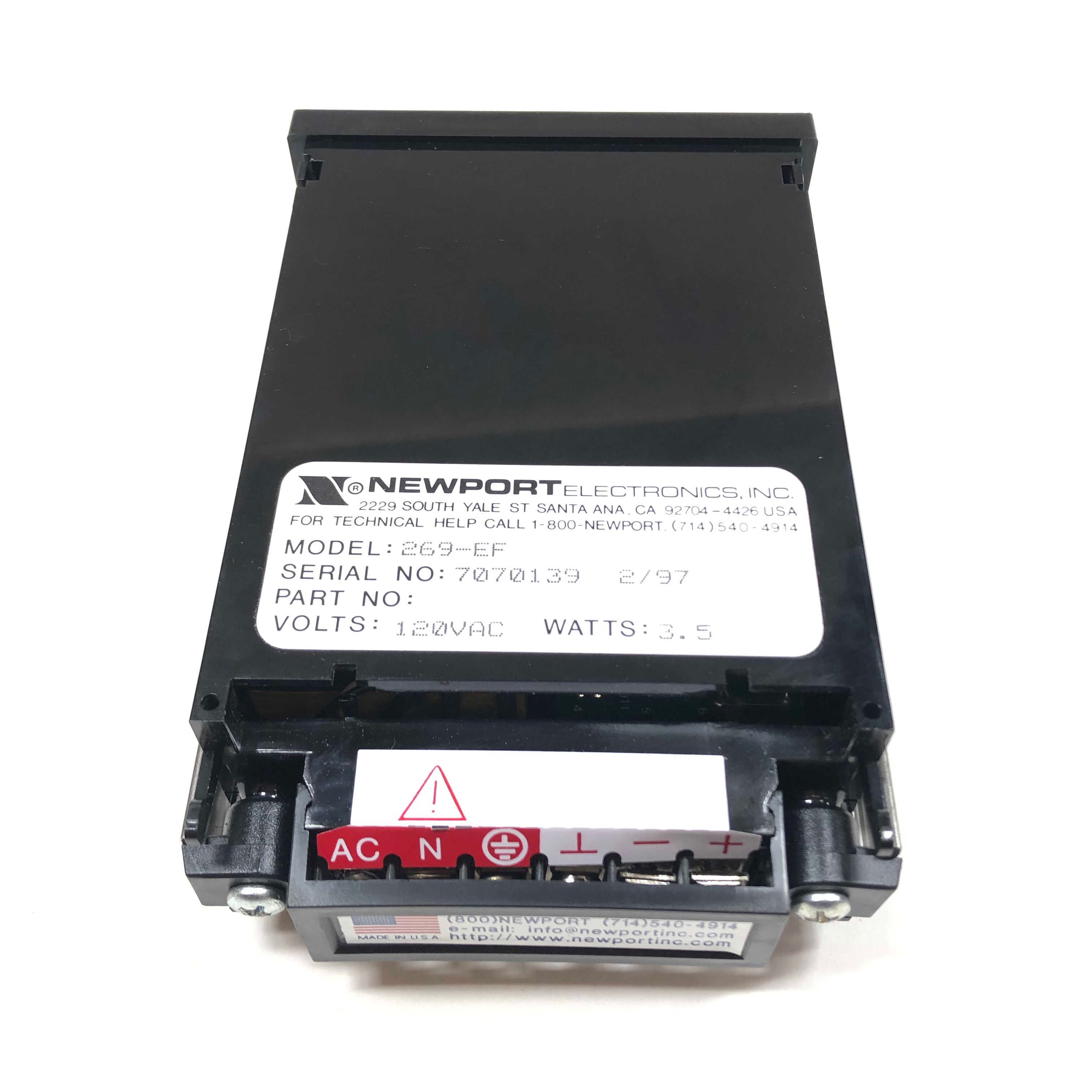 269-EF Newport Electronics Digital Panel Meter - 0