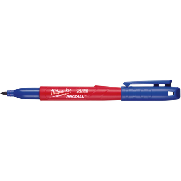 48-22-3180 Milwaukee INKZALL Blue Fine Point Marker