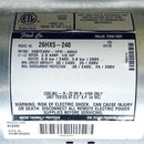 26HX5-240 First Co. Thermally Protected Ceiling Fan Coil, 208/240V, 1Ph, 60Hz-6