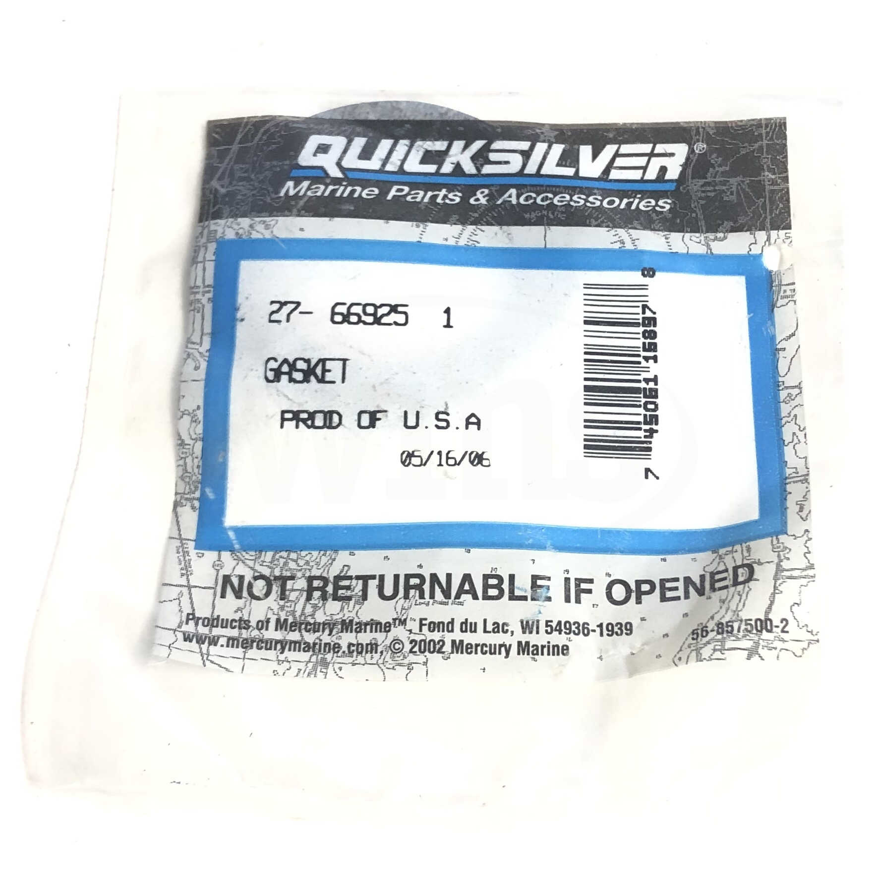 27-66925 Quicksilver Gasket - 0