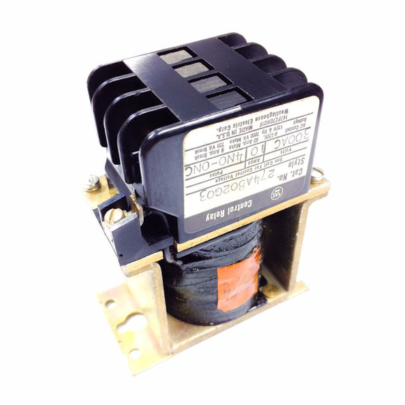 274A802G03 Westinghouse Control Relay