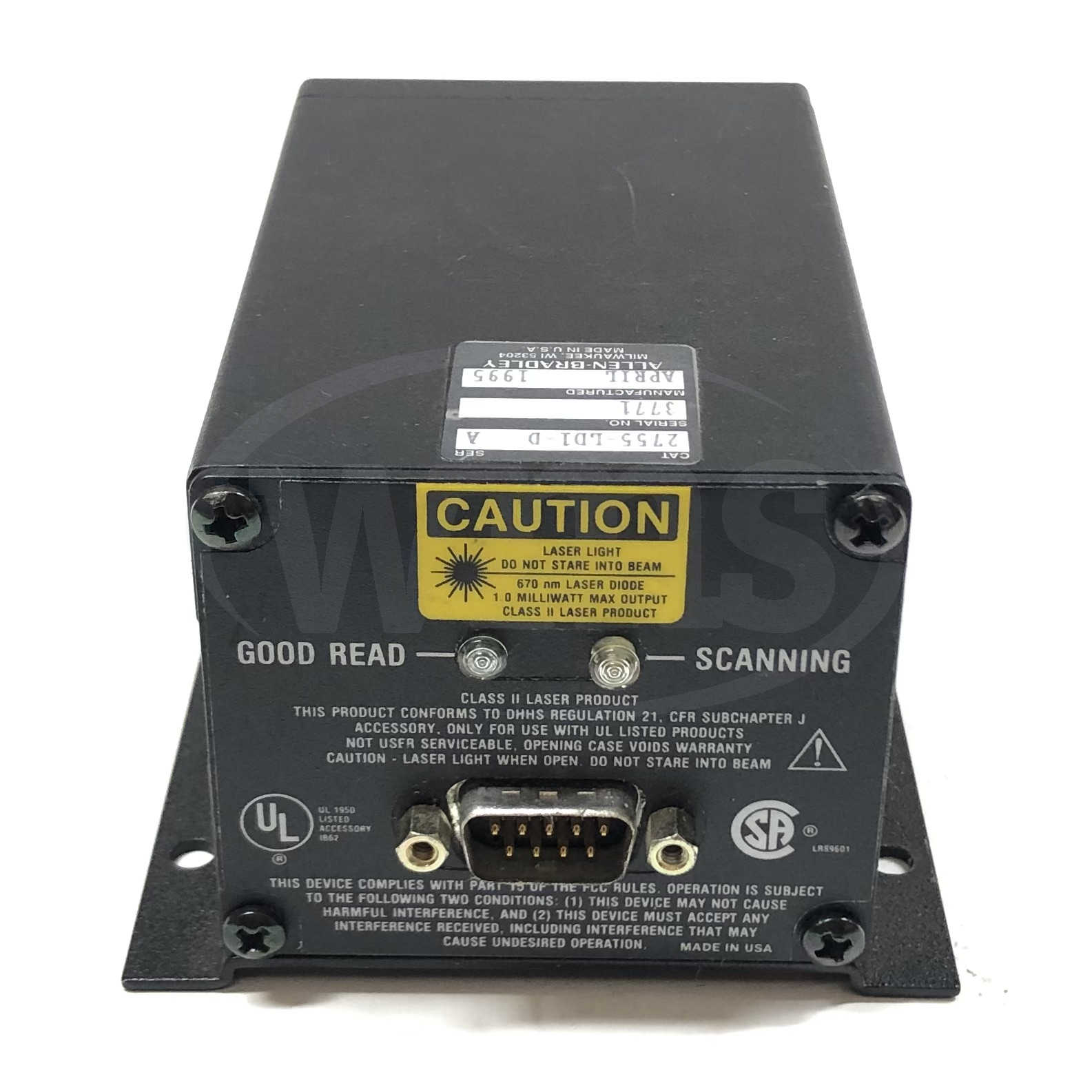 2755-LD1-D Allen-Bradley Fixed Mount Scanner
