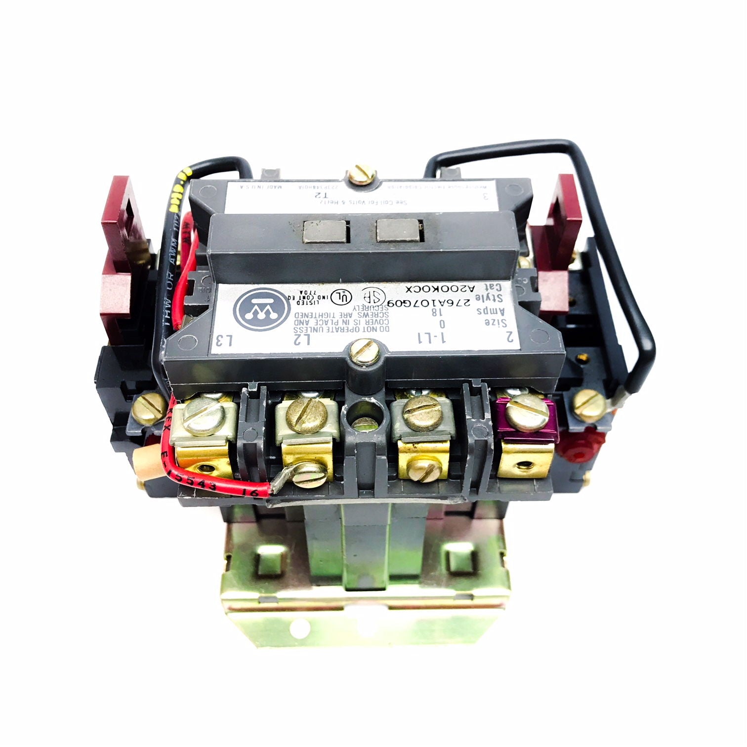 A200K0CX AC Magnetic Starter, 3-Pole, Size 0