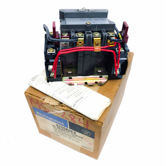 A200K0CX AC Magnetic Starter, 3-Pole, Size 0