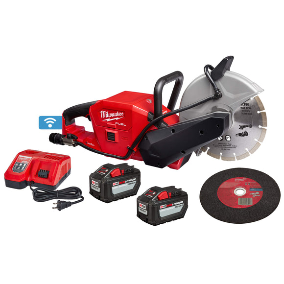 2786-22HD Milwaukee M18 FUEL 9" Cut-Off Saw with ONE-KEY Kit