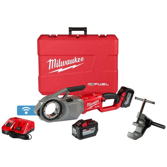 2874-22HD Milwaukee M18 FUEL Pipe Threader w/ One-Key Kit
