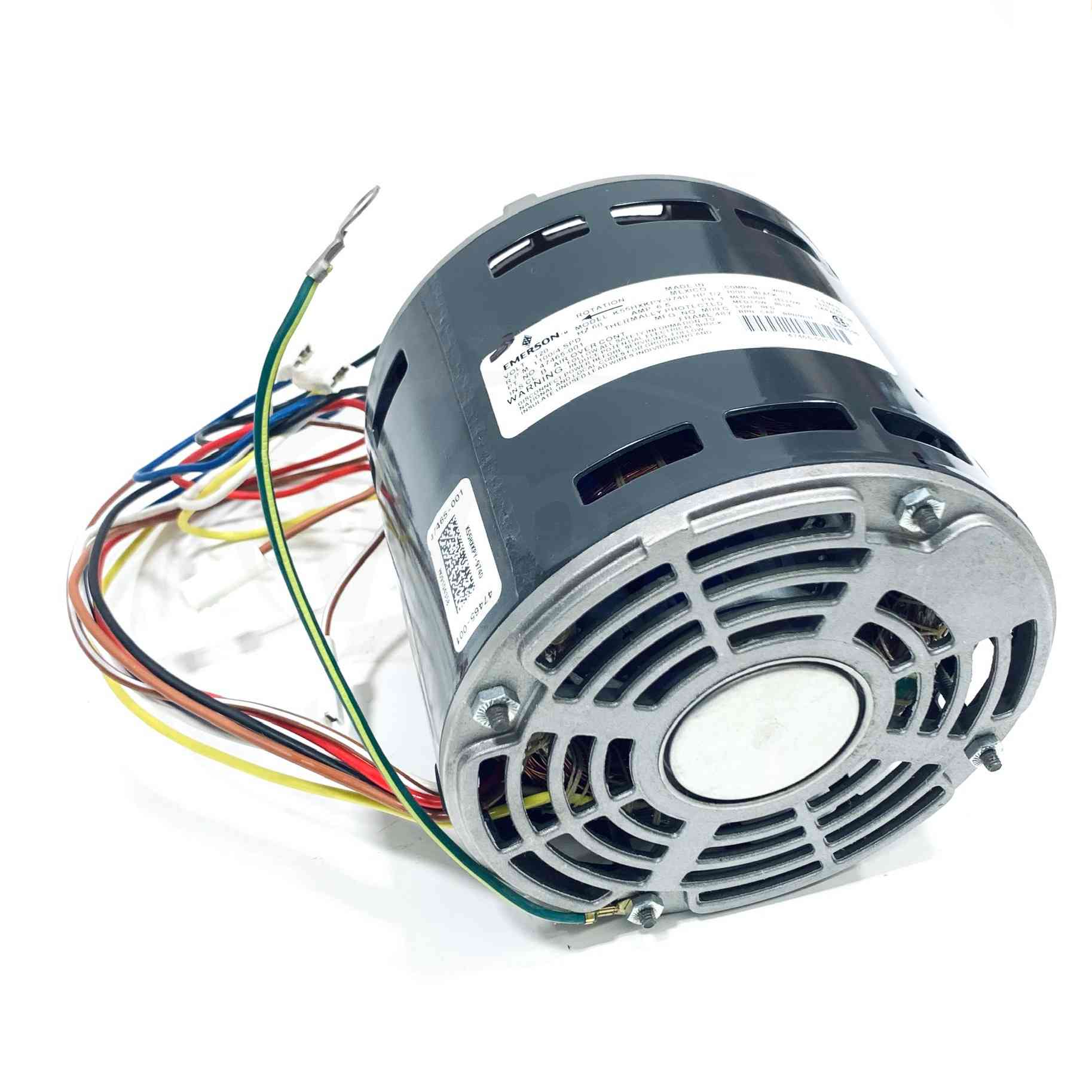 28M88 Lennox Emerson 1/2HP Blower Motor 120V, RPM 1100/4SPD, K55HXKPY-9740 - 0