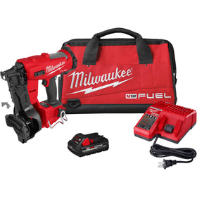 2909-21 Milwaukee M18 FUEL Coil Roofing Nailer Kit