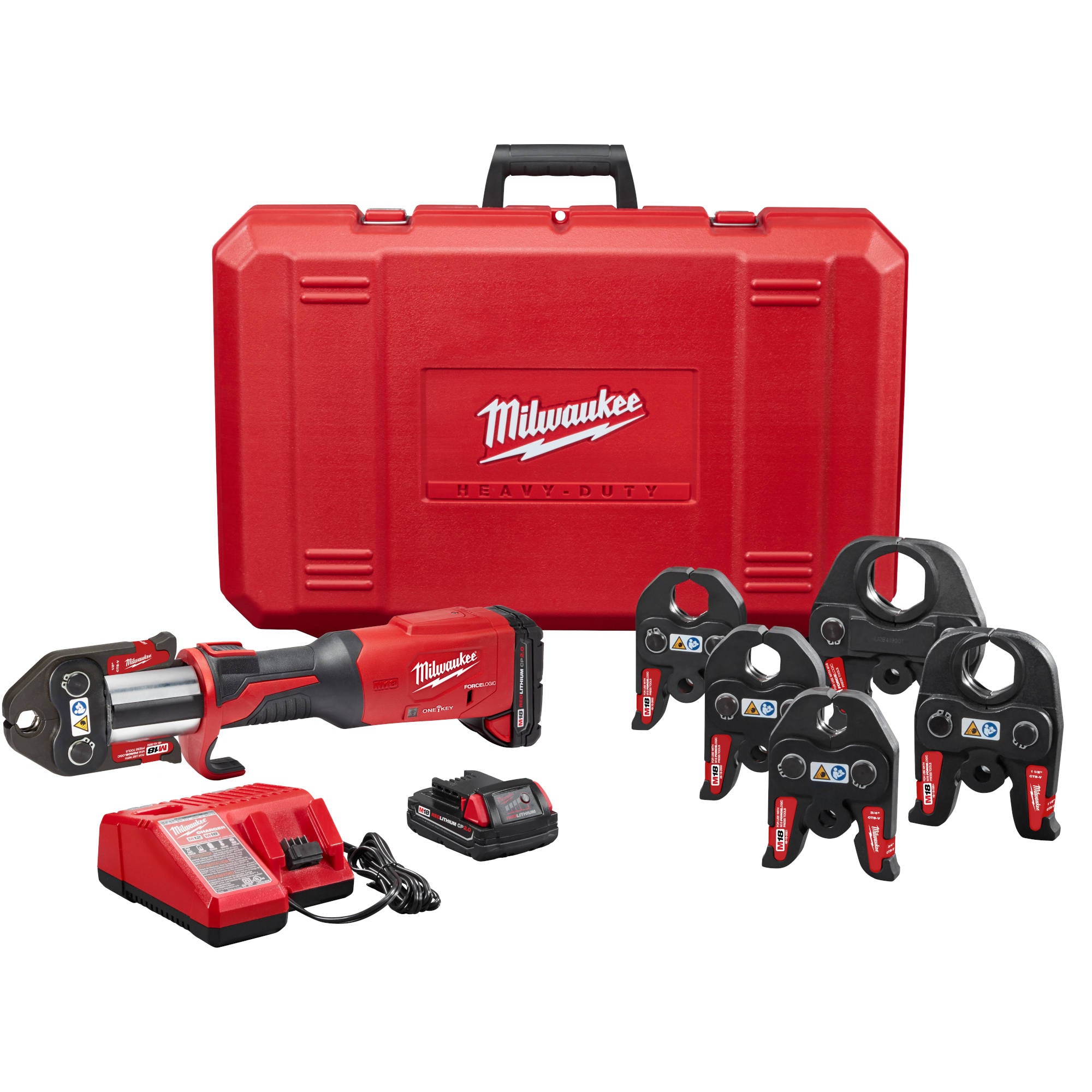 2922-22 Milwaukee M18 FORCE LOGIC Press Tool with  ONE-KEY w/ 1/2"-2" CTS Jaws