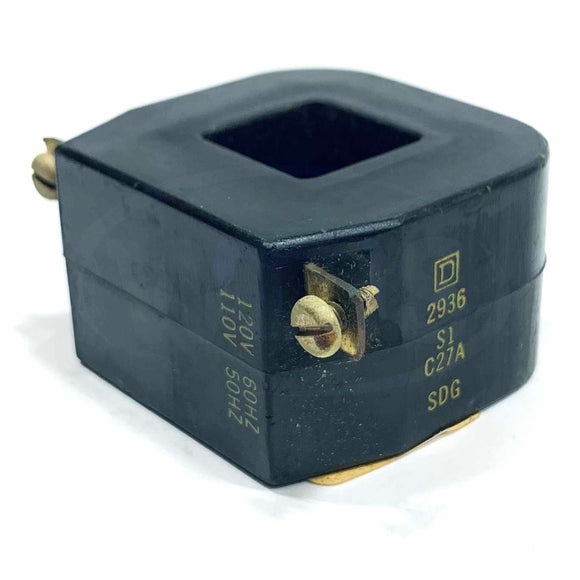 2936-S1-C27A Square D Magnet Coil, 120V 60Hz, 110V 50Hz, 39411