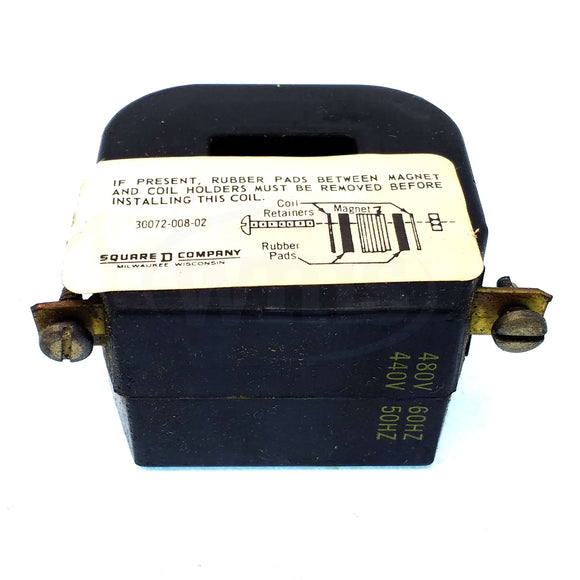 2936-S1-C33A Square D Magnet Coil, 480VAC 60Hz