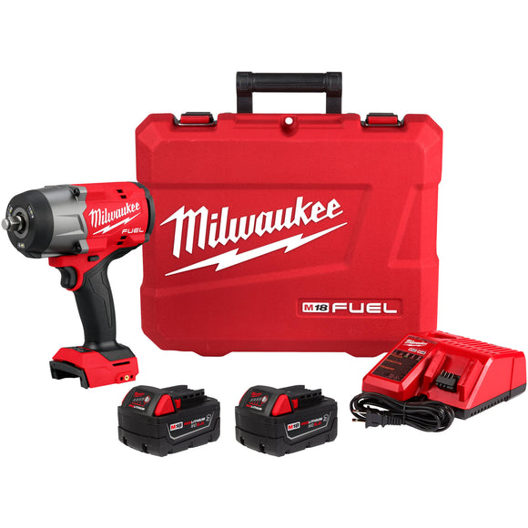 2967-22 Milwaukee M18 FUEL 1/2" High Torque Impact Wrench w/ Friction Ring Kit
