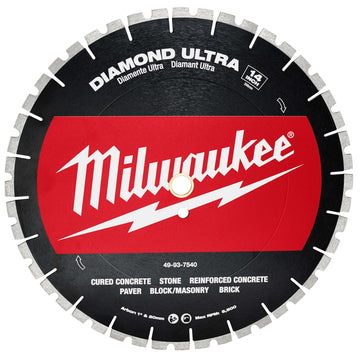 49-93-7540 Milwaukee 14" Diamond Ultra Segmented Blade