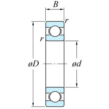 6209ZZC3 Koyo Ball Bearing, Shielded