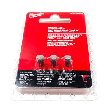 49-16-2660JS Milwaukee 1/4" Blind Rivet Tool w/ONE-Key Jaw Set