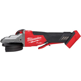 2886-20 Milwaukee M18 FUEL 5" Flathead Braking Grinder, Paddle Switch No-Lock