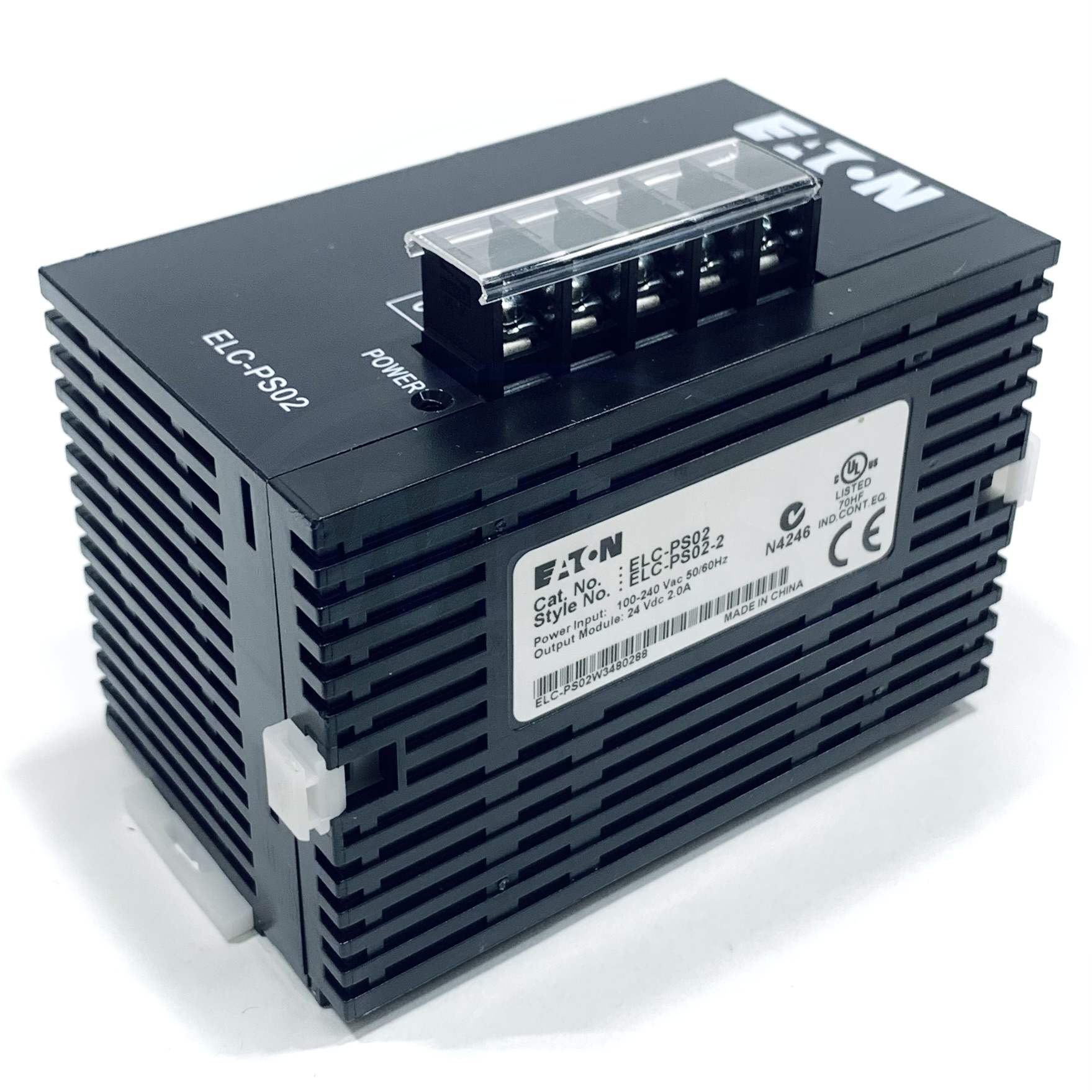ELC-PS02 Eaton Power Supply AC-DC,24V,2A,100-240V | Witmer Motor Service