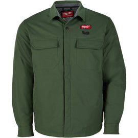 M103E-21XL Milwaukee M12 Heated Shirt Jacket Kit, Green, XL
