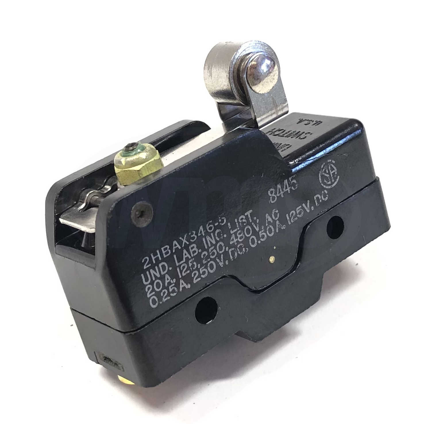2HBAX346-5 Unimax Switch 20A, 125, 250, 480V, AC, 0.25A, 250V, DC, 0.50A, 125V - 0