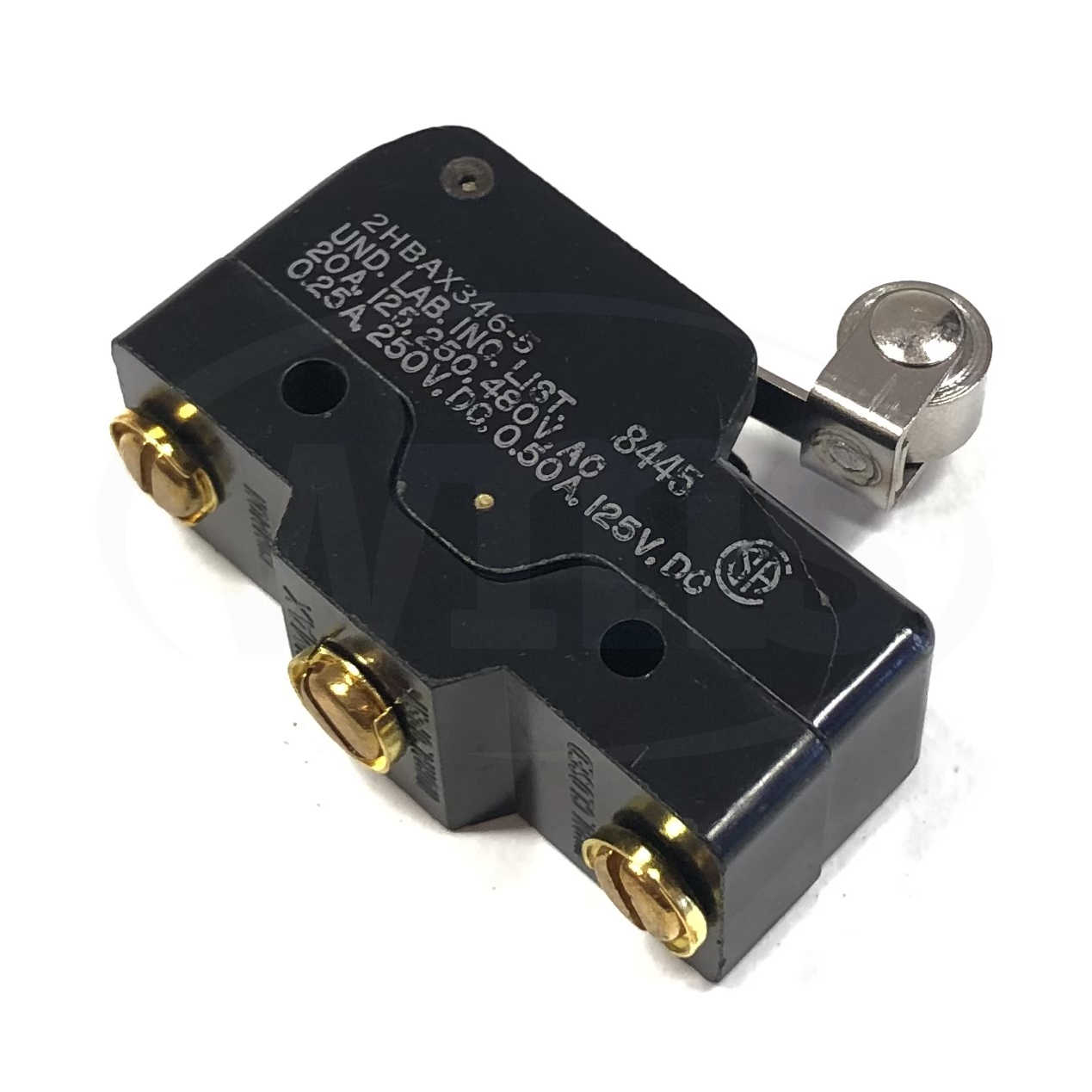 2HBAX346-5 Unimax Switch 20A, 125, 250, 480V, AC, 0.25A, 250V, DC, 0.50A, 125V