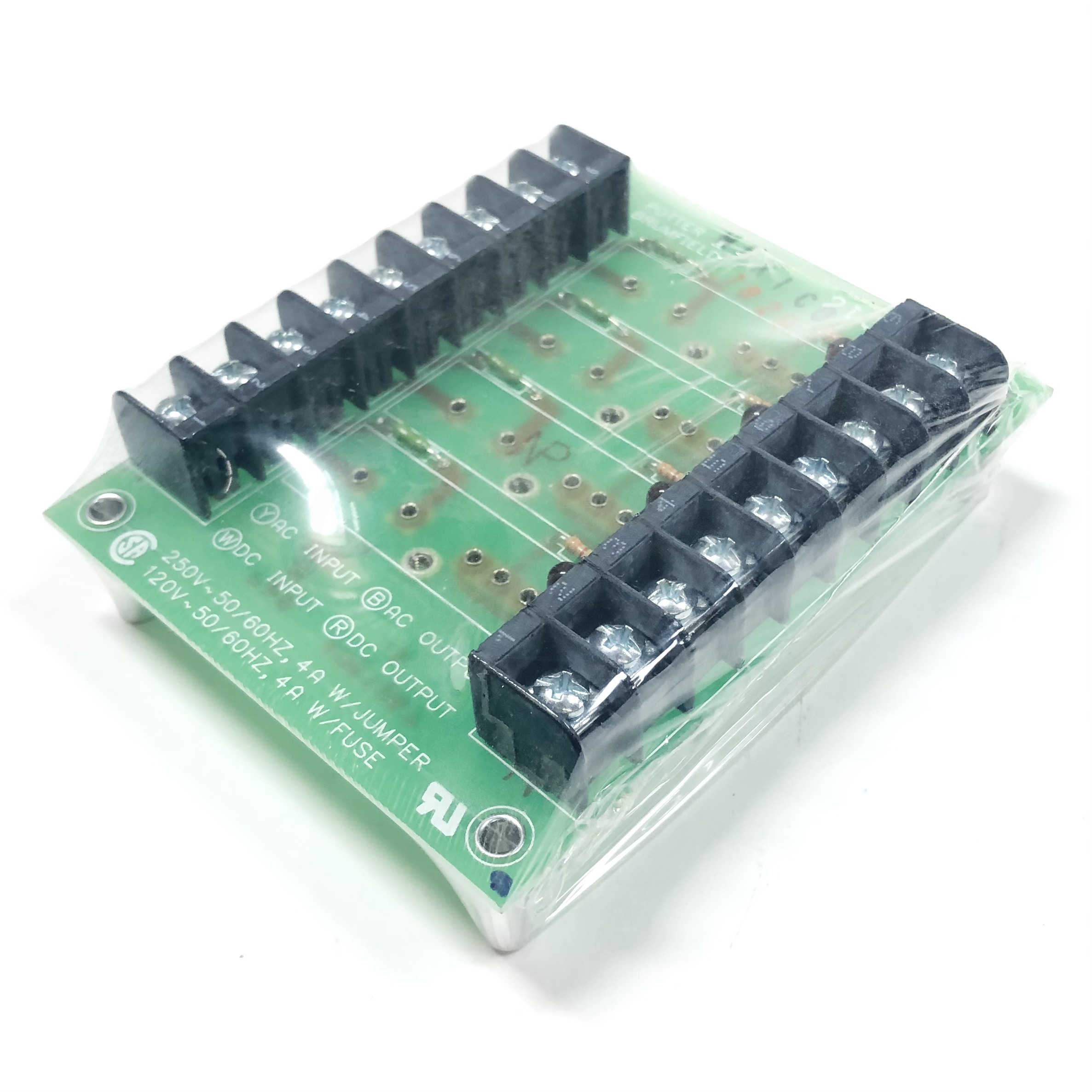 2IO4B Potter & Brumfield Mounting Board, 120/250V, 50/60Hz, 4 Amp