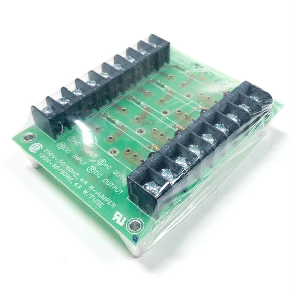 2IO4B Potter & Brumfield Mounting Board, 120/250V, 50/60Hz, 4 Amp