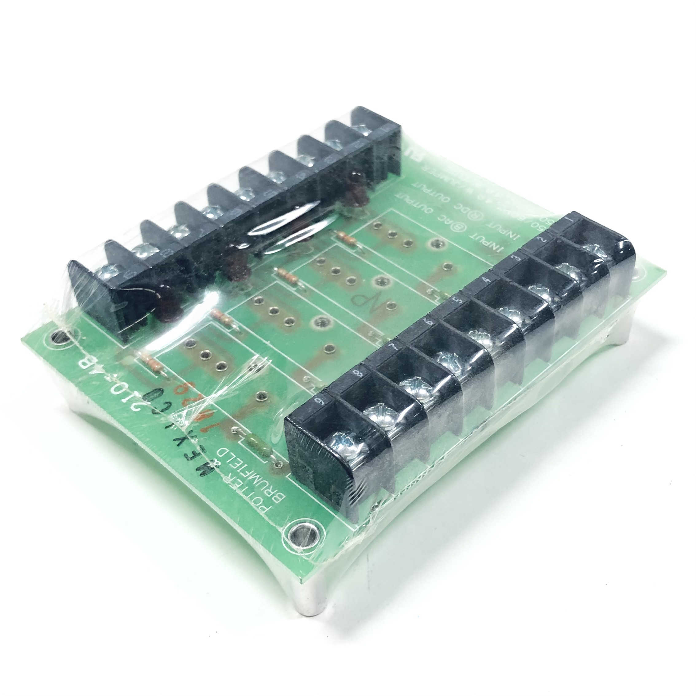 2IO4B Potter & Brumfield Mounting Board, 120/250V, 50/60Hz, 4 Amp - 0