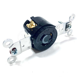 HBL4760 Hubbell Twist-Lock Single Receptacle, 15A, 277V, 2-Pole