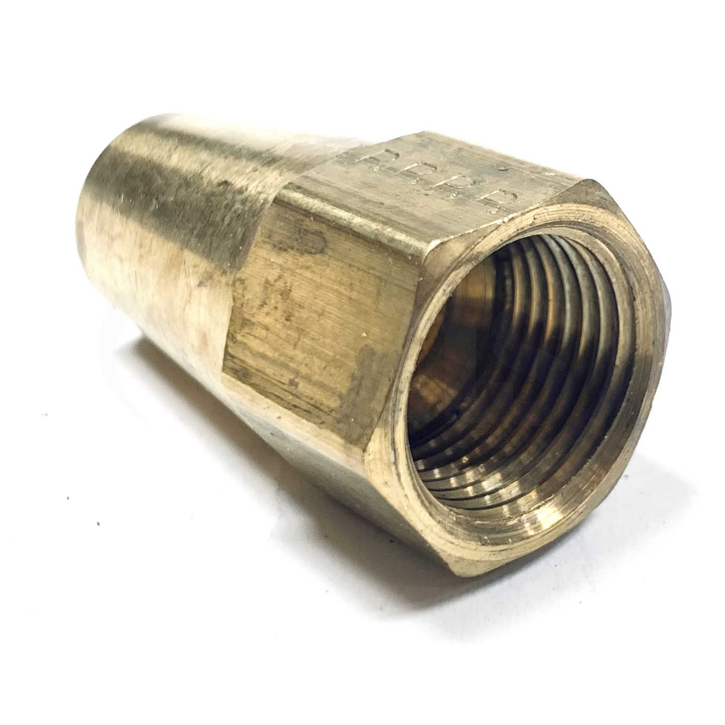 2P145 Parker Hannifin Flared Long Nut 1/2" Tube, 1-5/8" Overall
