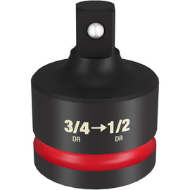 49-66-6728 Milwaukee SHOCKWAVE Impact Duty 3/4" Drive 1/2" Drive Reducer