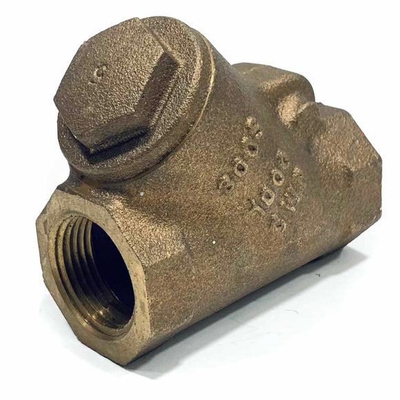 Stockham 1" Bronze Y Check Valve, 300S 1000 CWP
