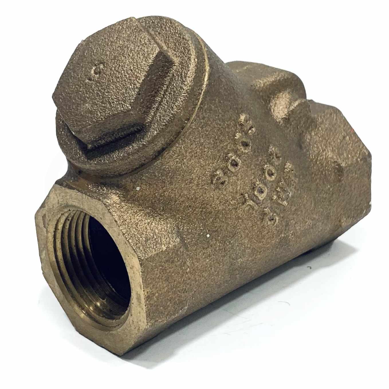 Stockham 1" Bronze Y Check Valve, 300S 1000 CWP - 0