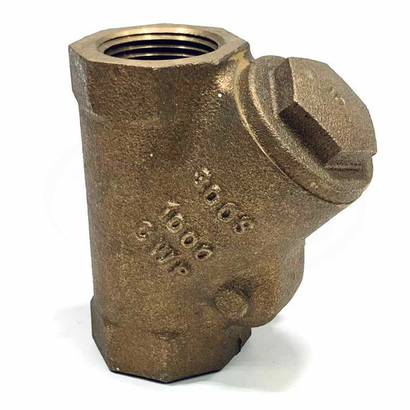 Stockham 1" Bronze Y Check Valve, 300S 1000 CWP