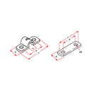 309814 Cable Clamp & Shim, T/S 33 Series-2