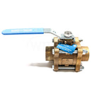 30BS1F02 Millwaukee Valve Company Ball Valve, 1-1/2", 600 WOG-1