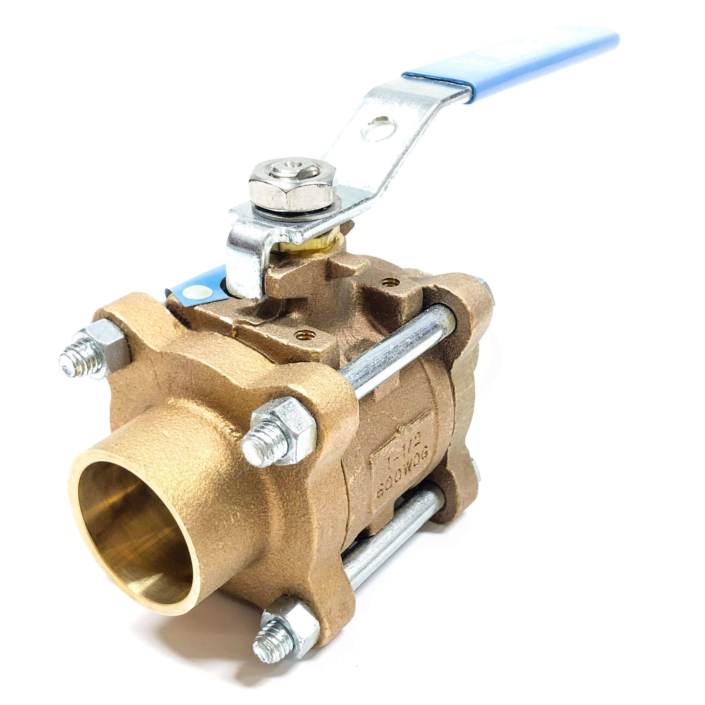 30BS1F02 Millwaukee Valve Company Ball Valve, 1-1/2", 600 WOG