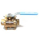 30BS1F02 Millwaukee Valve Company Ball Valve, 1-1/2", 600 WOG-10