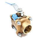30BS1F02 Millwaukee Valve Company Ball Valve, 1-1/2", 600 WOG-7