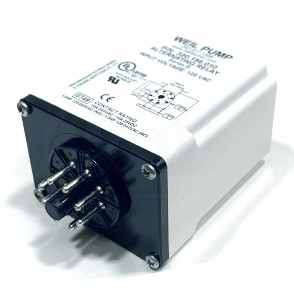 320-156-010 Weil Alternating Relay, Series C, 120VAC