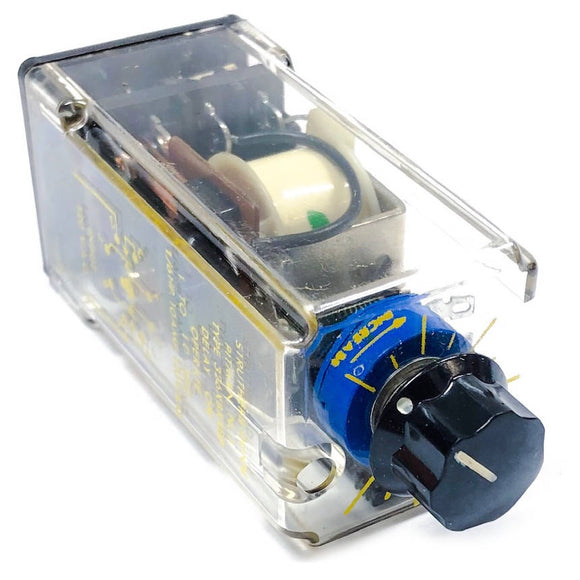 326XBX48P Struthers-Dunn, Inc. Time Delay on Relay, 1-10sec, 10 Amp, 120 Vac