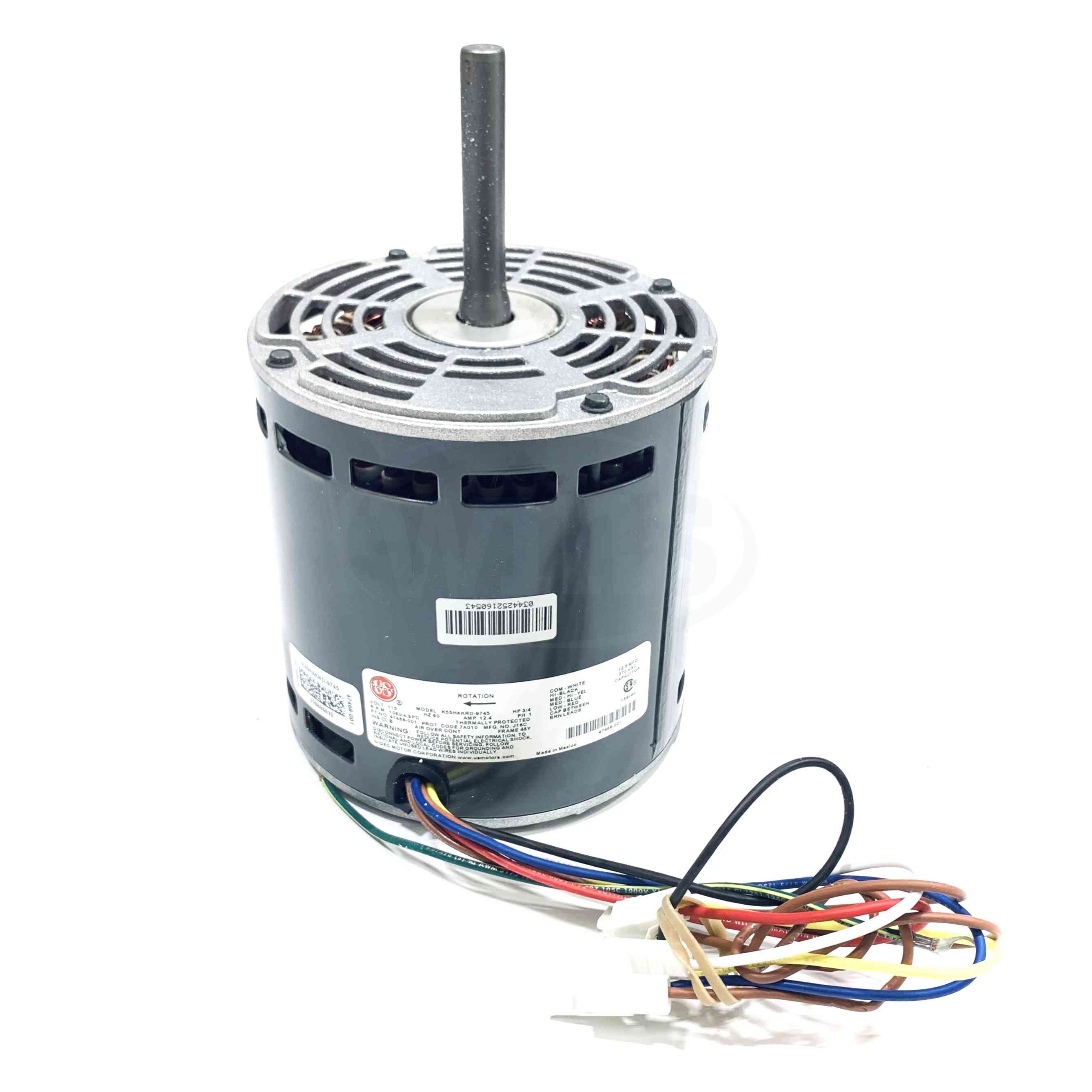 33H45 Lennox US 3/4HP Blower Motor, 115V, 1Ph, K55HXKRD-9745