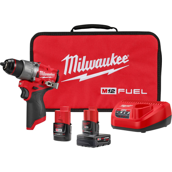 3404-22 Milwaukee M12 FUEL 1/2" Hammer Drill/Driver Kit