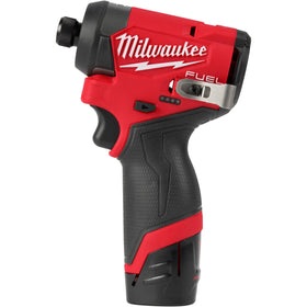 3453-22 Milwaukee M12 FUEL 1/4" Hex Impact Driver Kit - 0