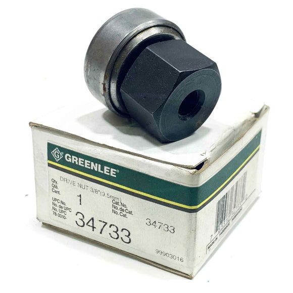 34733 Greenlee Ball Bearing Drive Nut 3/8"