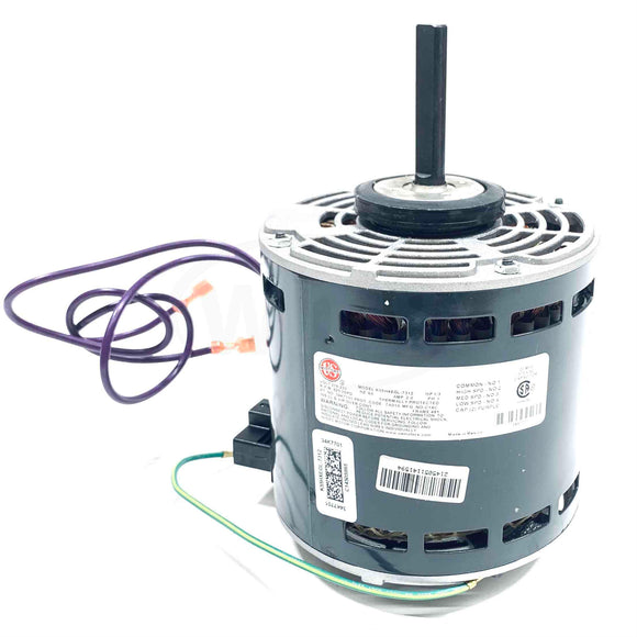 34K7701 Lennox US 1/3HP Blower Motor, 208-230V, RPM:825/3SPD, K55HXEGL-7312