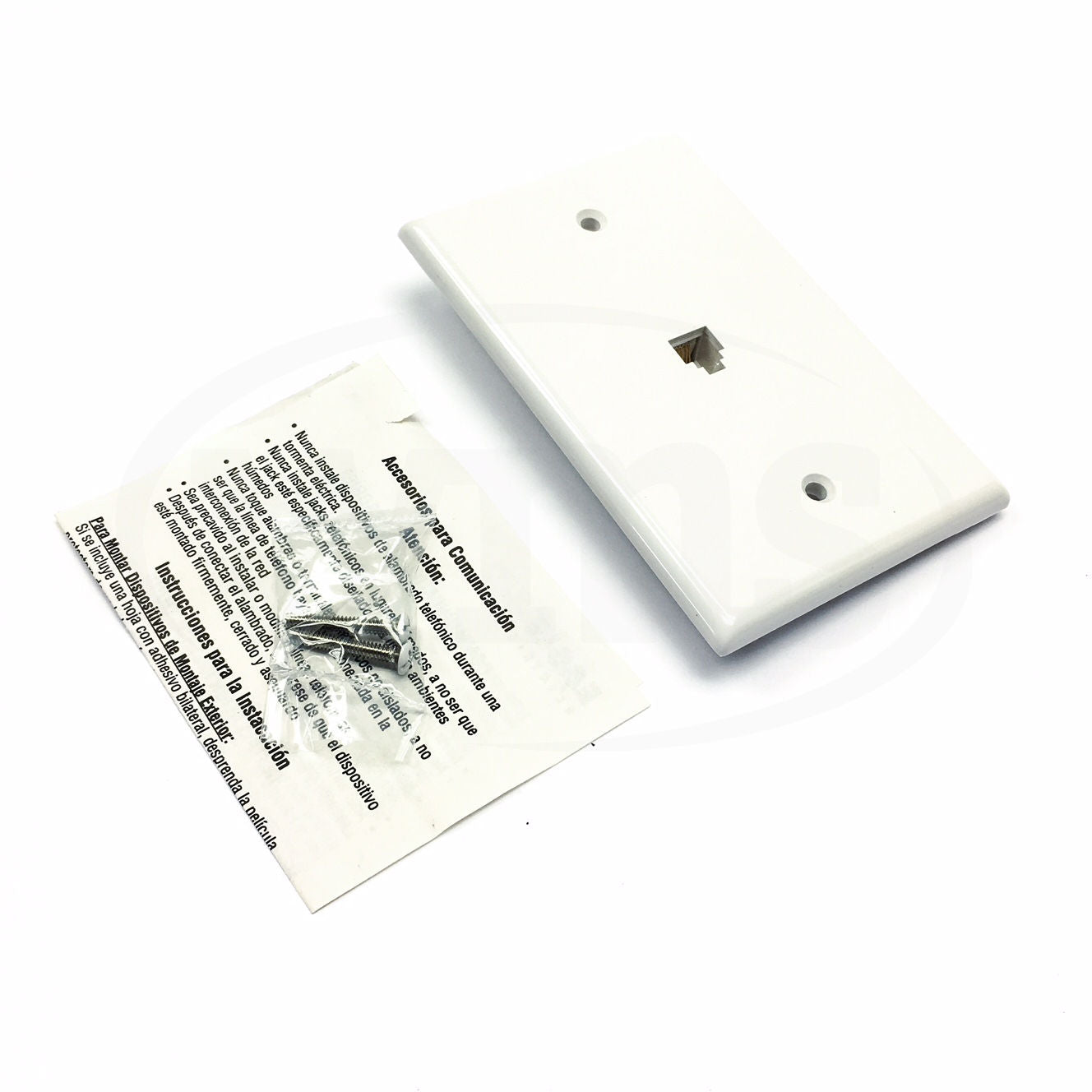 3533-4W Eagle Electric Voice/Data Modular Jack - 0
