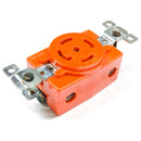 3550-CR Bryant Single Orange Receptacle, 30 Amp, 600V-4