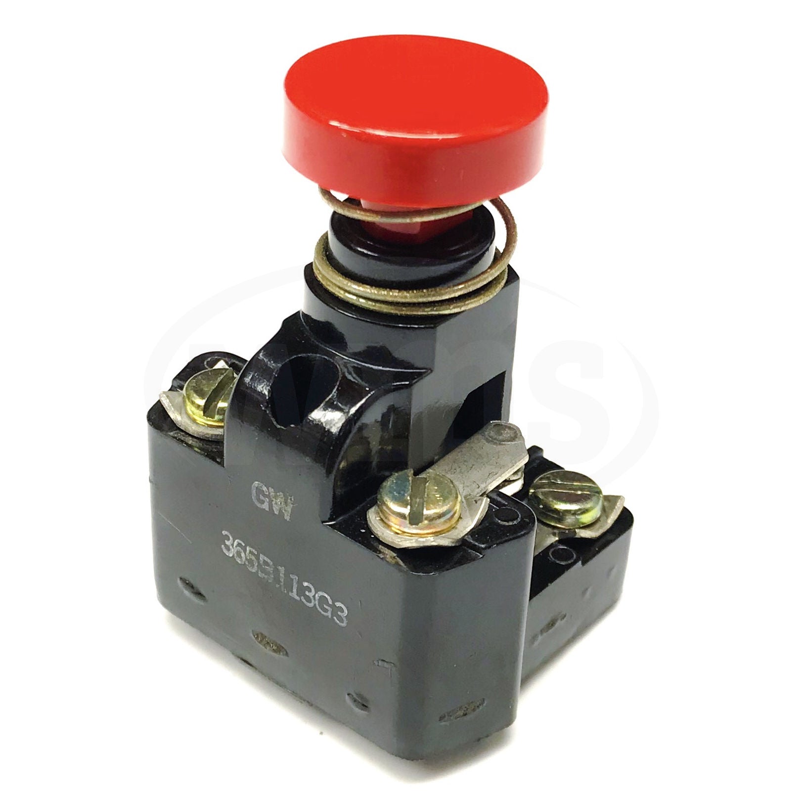 365B113G3 GE Red Pushbuton Unit, 1NO/1NC - 0
