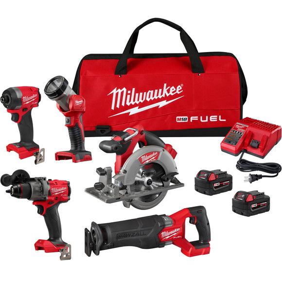 Milwaukee 3697-25 M18 Milwaukee FUEL 5-Tool Combo Kit